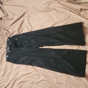 Zara Studio Wool black wide-leg pants, M